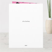 Gepersonaliseerde Dinosaurus brullende verjaardags Kaart (Achterkant)