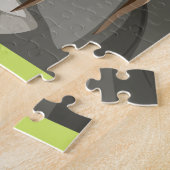 Gepersonaliseerde dinosaurus en vrienden legpuzzel (Zijkant)