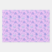 Gepersonaliseerde dinosaurus geschenkverpakking in inpakpapier vel (Voorkant 2)