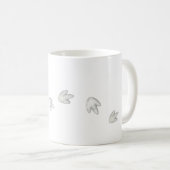 Gepersonaliseerde Dinosaurus mok (Voorkant rechts)