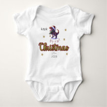 Gepersonaliseerde Dinosaurus Rawr Baby's Eerste Ke