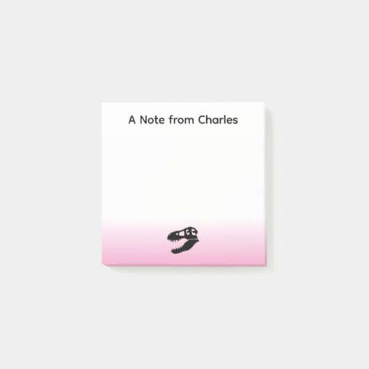 Gepersonaliseerde Dinosaurus T. rex Post-it® Notes (Voorkant)