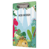 Gepersonaliseerde Dinosaurus Terug naar School Naa Klembord (Links)