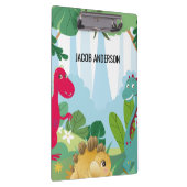 Gepersonaliseerde Dinosaurus Terug naar School Naa Klembord (Rechts)