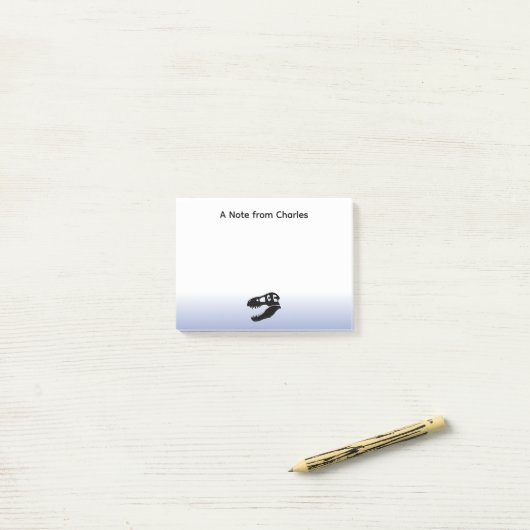 Gepersonaliseerde Dinosaurus Tyrannosaurus rex Post-it® Notes (Op bureau)