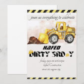 Gepersonaliseerde Dirty 3rd-Y Derde verjaardag Kaart (Voorkant / Achterkant)