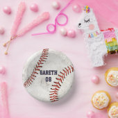 Gepersonaliseerde Dirty Baseball Looking Grunge Pa Papieren Kommen (Feest)