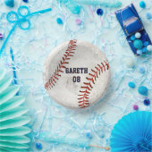 Gepersonaliseerde Dirty Baseball Looking Grunge Pa Papieren Kommen (Feest)