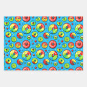 Gepersonaliseerde Disc Golf Boy's verjaardag Inpakpapier Vel (Voorkant 2)