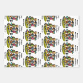 Gepersonaliseerde Disc Golf Boy's verjaardag Inpakpapier Vel (Voorkant)