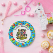 Gepersonaliseerde Disc Golf Boy's verjaardag Papieren Bordje (Feest)