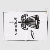 Gepersonaliseerde Disc Golf Handdoek (Horizontaal)