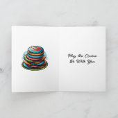 Gepersonaliseerde Disc Golf thema verjaardag Kaart (Binnen)