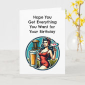 Gepersonaliseerde Disc Golf thema verjaardag Kaart (Gele Bloem)