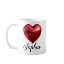 Gepersonaliseerde disco hart