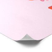 Gepersonaliseerde Disco Meisje Slaapkamer Custom N Poster (Hoek)