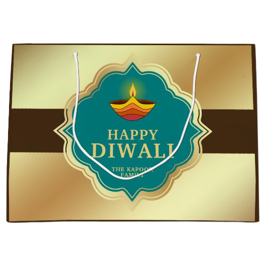 Gepersonaliseerde Diwali Groot Cadeauzakje (Voorkant)