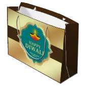 Gepersonaliseerde Diwali Groot Cadeauzakje (Achterkant Gekanteld)