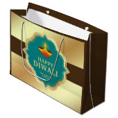 Gepersonaliseerde Diwali Groot Cadeauzakje (Voorkant Gekanteld)