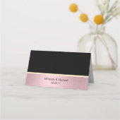 Gepersonaliseerde DIY Trouwnaam Tafelplaatskaarten Plaatskaartje (Achterkant)