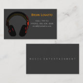 Gepersonaliseerde DJ Elektronische Muziek Visitekaartje (Voorkant / Achterkant)