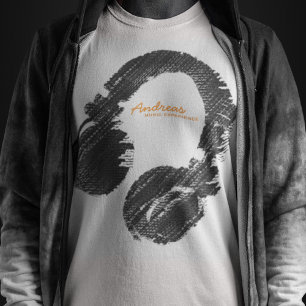 Gepersonaliseerde DJ T-shirt d.j. koel