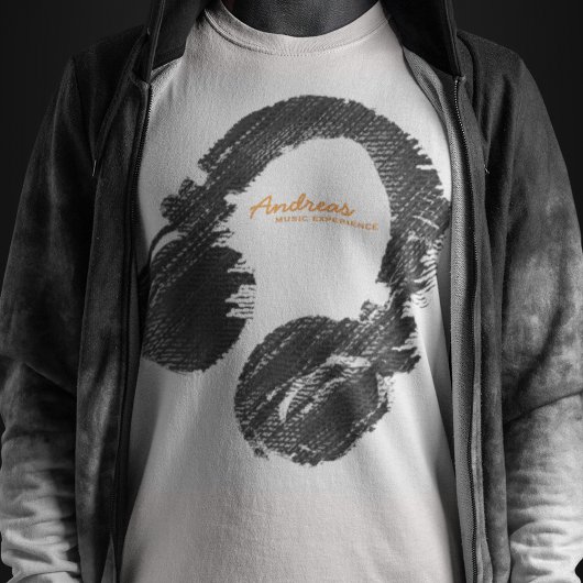 Gepersonaliseerde DJ T-shirt d.j. koel