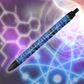 Gepersonaliseerde DNA Blue Science Zwarte Inkt Pen