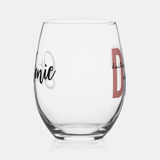 Gepersonaliseerde DNP Doctor of Nursing Practice Wijnglas Zonder Voet (Rechts)