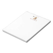 Gepersonaliseerde docent notitieblok boek Wildflow (Linkerzijde)