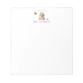 Gepersonaliseerde docent notitieblok boek Wildflow (Voorkant)