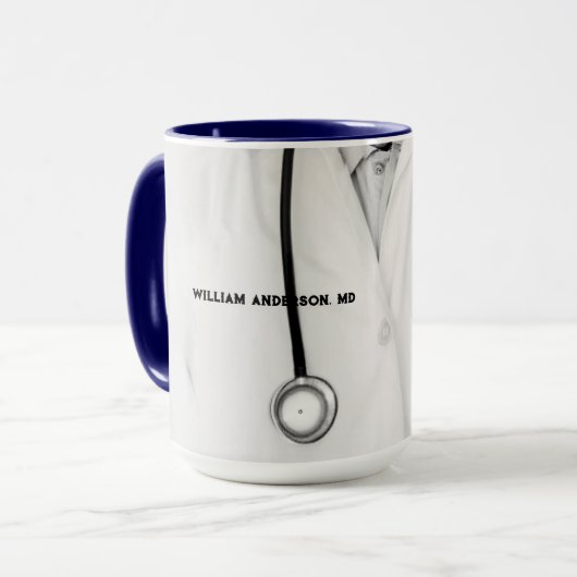 Gepersonaliseerde Doctor Gift Mok (Voorkant links)
