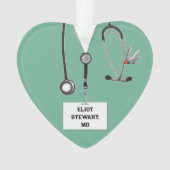Gepersonaliseerde Doctor Gift Ornament (voorkant)