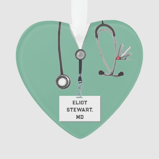 Gepersonaliseerde Doctor Gift Ornament (voorkant)