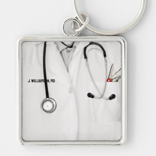 Gepersonaliseerde Doctor Gift Sleutelhanger (Voorkant)