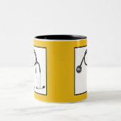 Gepersonaliseerde Doctor Gift Tweekleurige Koffiemok (Center)