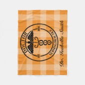 Gepersonaliseerde Doctor Gift voor Afstuderen & Af Fleece Deken (Voorkant)