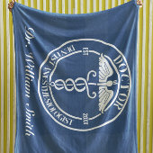 Gepersonaliseerde Doctor Gift voor Afstuderen & Af Fleece Deken