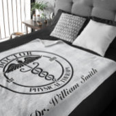 Gepersonaliseerde Doctor Gift voor Afstuderen & Af Fleece Deken
