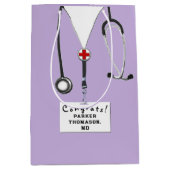 Gepersonaliseerde Doctor Medium Gift Bag Cadeauzakje (Voorkant)