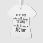 Gepersonaliseerde Doctor Ornament (voorkant)