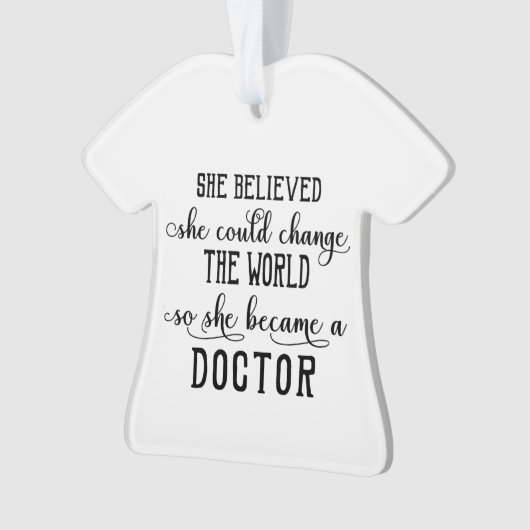 Gepersonaliseerde Doctor Ornament (voorkant)