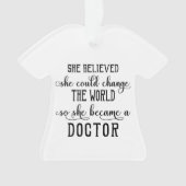 Gepersonaliseerde Doctor Ornament (voorkant)