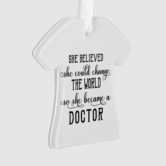 Gepersonaliseerde Doctor Ornament (voorkant)