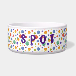 Gepersonaliseerde Dog Bowl in Schattigee Trending Voerbakje