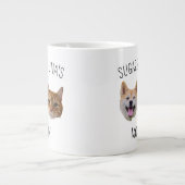 Gepersonaliseerde Dog Cat Face Mok, Mok cadeau voo (Voorkant)