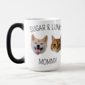 Gepersonaliseerde Dog Cat Face Mok, Mok cadeau voo (Links)