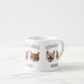 Gepersonaliseerde Dog Cat Face Mok, Mok cadeau voo (Voorkant rechts)