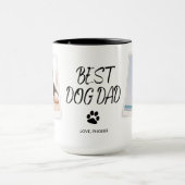 Gepersonaliseerde Dog Dad Franse Bulldog Vaderdag Mok (Midden)