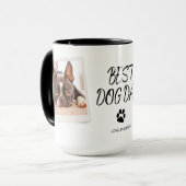 Gepersonaliseerde Dog Dad Franse Bulldog Vaderdag Mok (Voorkant links)